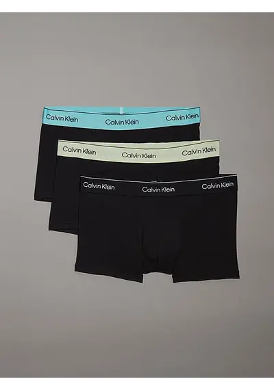 Calvin Klein 3-Pack Low Rise Trunks - Icon Cotton Stretch Calvin Klein 3-Pack Low Rise Trunks - Icon Cotton Stretch