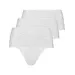 Nina von C 3- pack - dames taille slip kant - Biologisch katoen - Voordeelverpakking - Aanbieding - Wit