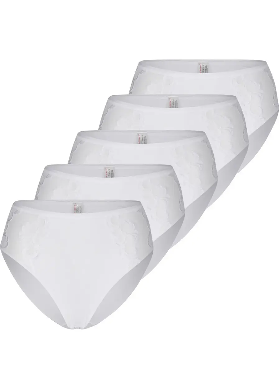 Nina von C 6-pack - dames maxi-taille slip kant