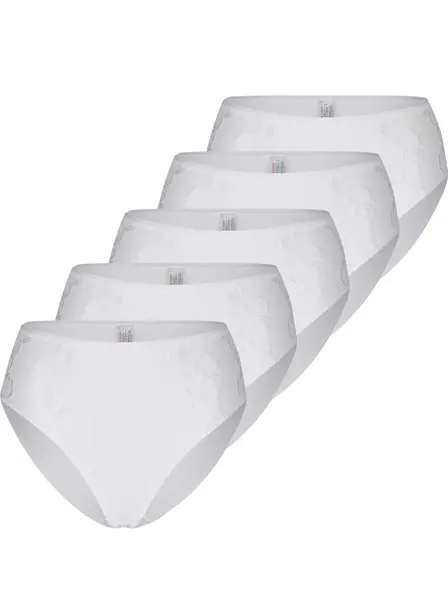 Nina von C 5-pack - dames maxi-taille slip kant