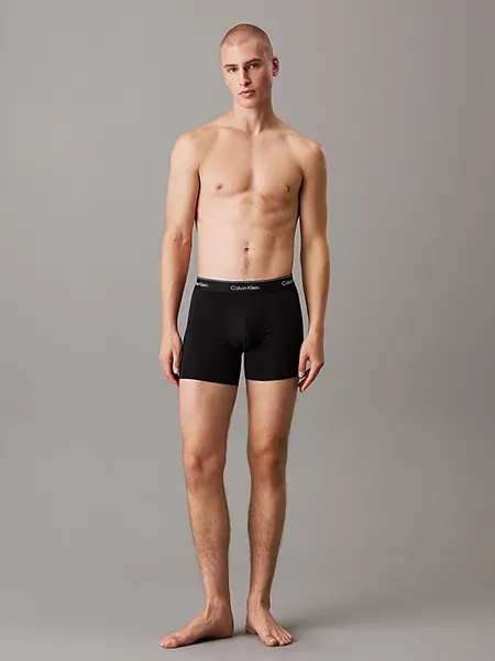 Calvin Klein Heren boxershorts 3-Pack Boxer Brief - Icon Cotton Stretch Calvin Klein Heren boxershorts 3-Pack Boxer Brief - Icon Cotton Stretch