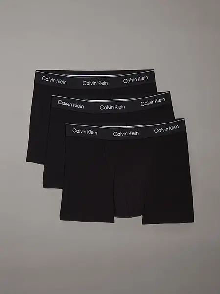 Calvin Klein 3-pack trunks - Icon - Relaxed Fit Cotton