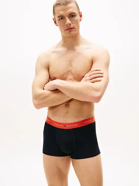 Tommy Hilfiger 3-Pack Heren Boxershorts Katoen - Mannen onderbroeken - Zwart Combi