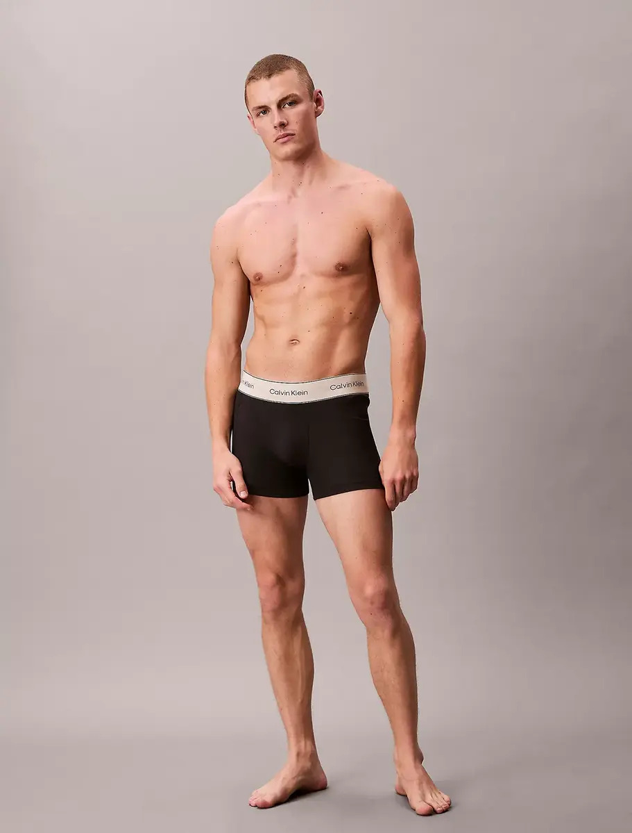 Calvin Klein 3-Pack Trunks heren - Boxershorts met korte pijpjes - Heren onderbroek