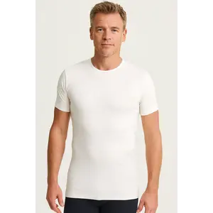 Beeren heren green comfort t-shirt met ronde hals Beeren heren green comfort t-shirt met ronde hals