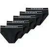 Schiesser 5-pack heren Rio slip 95/5- Zwart