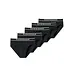 Schiesser 5-pack heren Rio slip 95/5- Zwart - Zwart