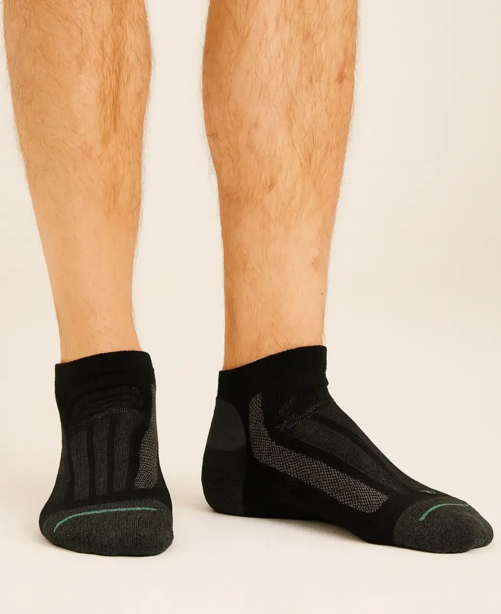 10 Cel Werksokken Quarter - Work - Goedkope heren werksokken - Sterke Tencel sokken met badstof zool