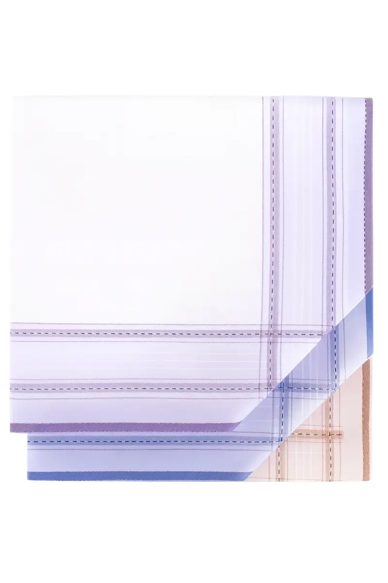 Tiseco 12 stuks Heren zakdoeken - dikke kwaliteit - Stevige katoenen zakdoek