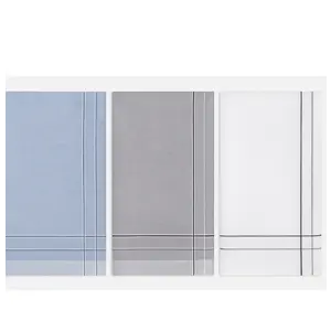 Tiseco 12 stuks Heren zakdoeken - Blue Winter - Blauwe katoenen zakdoeken - Voordeelverpakking Tiseco 12 stuks Heren zakdoeken - Blue Winter - Blauwe katoenen zakdoeken - Voordeelverpakking