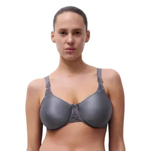 Chantelle Hedona Beugel BH - Blauw - Stevige kanten bh met goede ondersteuning Chantelle Hedona Beugel BH - Blauw - Stevige kanten bh met goede ondersteuning