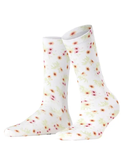 Burlington Floral Romance - Dames Sokken - Katoen Burlington Floral Romance - Dames Sokken - Katoen