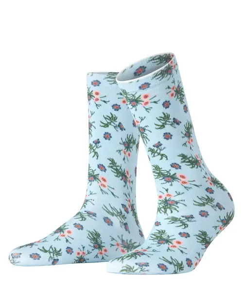 Burlington Floral Romance - Dames Sokken - Katoen Burlington Floral Romance - Dames Sokken - Katoen
