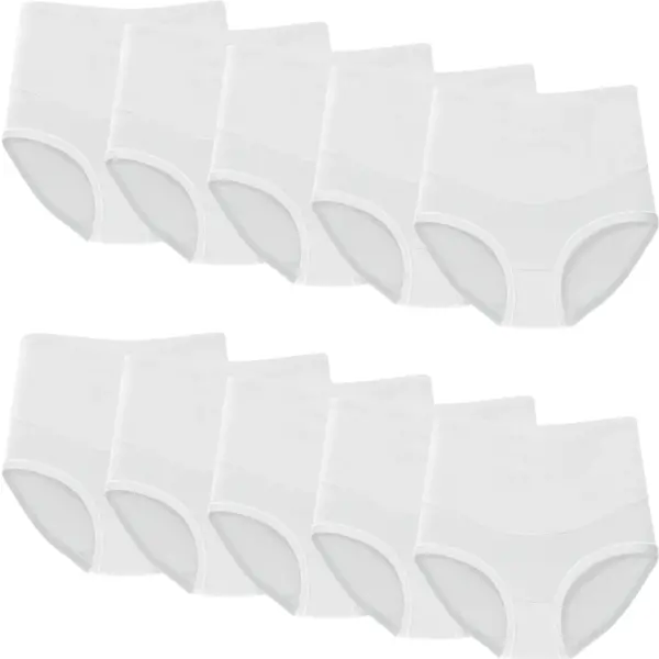 Fine Woman 10-pak - katoenen dames taille slip - Multipack dames onderbroek - Goedkoop katoenen ondergoed dames Fine Woman 10-pak - katoenen dames taille slip - Multipack dames onderbroek - Goedkoop katoenen ondergoed dames