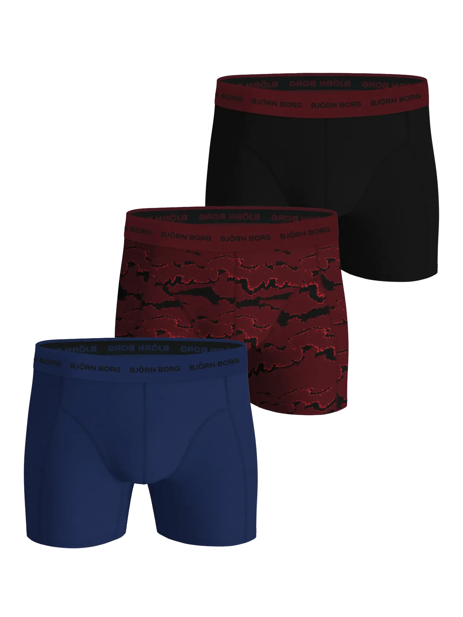 Bjorn Borg 3-pak Heren boxershort  - Cotton Stretch-Combi