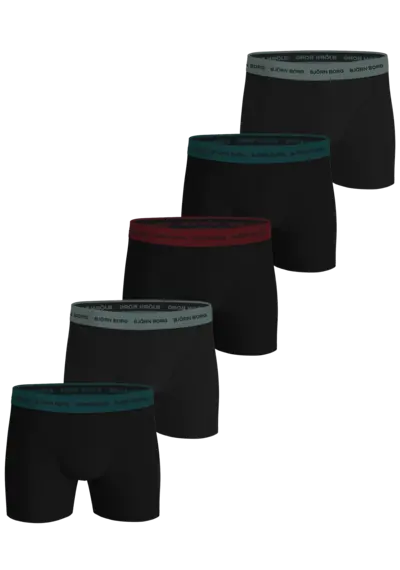 Bjorn Borg 5-Pack heren boxershorts - Cotton Stretch Bjorn Borg 5-Pack heren boxershorts - Cotton Stretch
