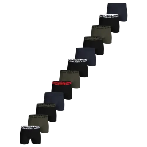 Bjorn Borg 12-pack heren boxershort-Cotton Stretch - Combi Bjorn Borg 12-pack heren boxershort-Cotton Stretch - Combi