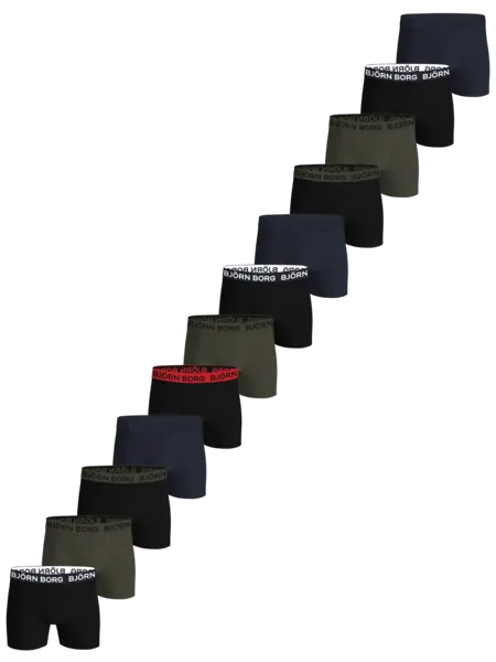 Bjorn Borg 12-pack heren boxershort-Cotton Stretch - Combi
