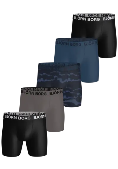 Bjorn Borg 5-pack heren boxershort - Sports  Microfiber Bjorn Borg 5-pack heren boxershort - Sports  Microfiber