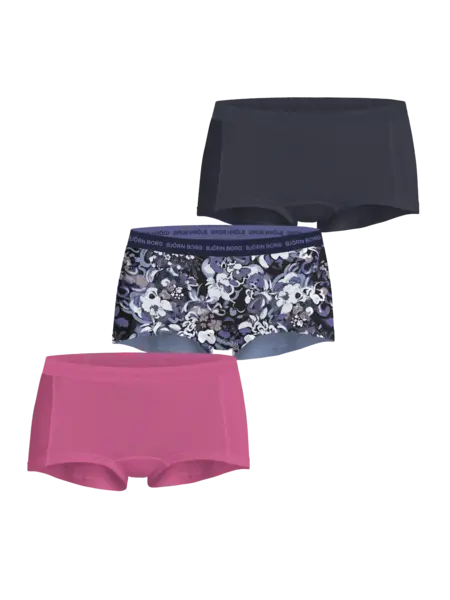 Bjorn Borg 3-pack dames boxershort- Everyday Cotton - Dames katoenen onderbroeken - Boxershorts dames -  - Copy