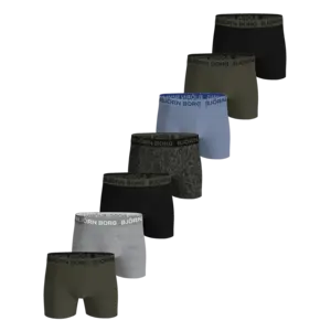 Bjorn Borg 7-Pack jongens boxershorts - Cotton stretch - Multipack katoenen jongens onderbroeken