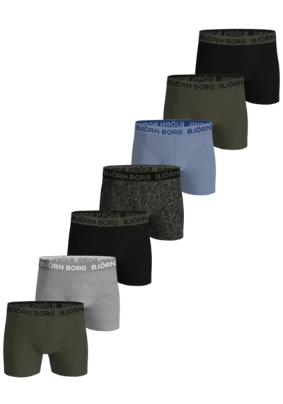 Bjorn Borg 7-Pack jongens boxershorts - Cotton stretch