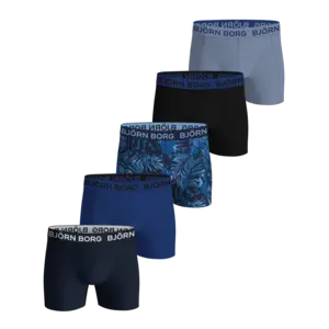 Bjorn Borg 5-Pack jongens boxershorts - Cotton stretch - Zwarte katoenen jongens onderbroeken Bjorn Borg 5-Pack jongens boxershorts - Cotton stretch - Zwarte katoenen jongens onderbroeken