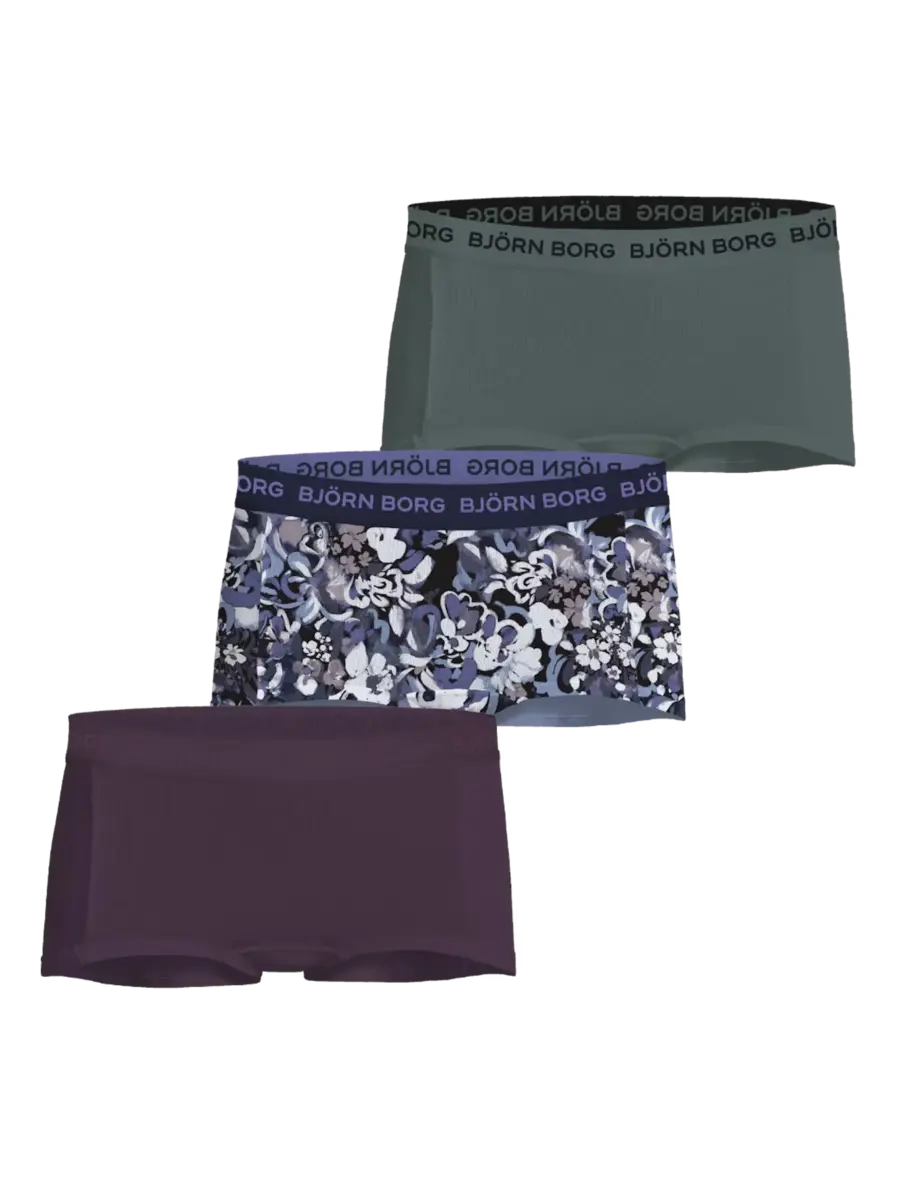 Björn Borg 3-Pack meisjes boxershorts - Cotton stretch