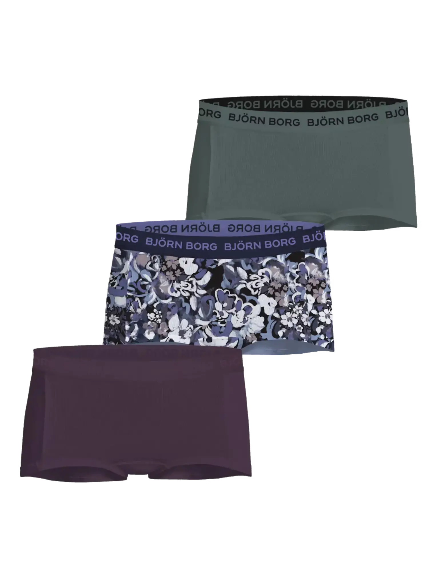 Björn Borg 3-Pack meisjes boxershorts - Cotton stretch