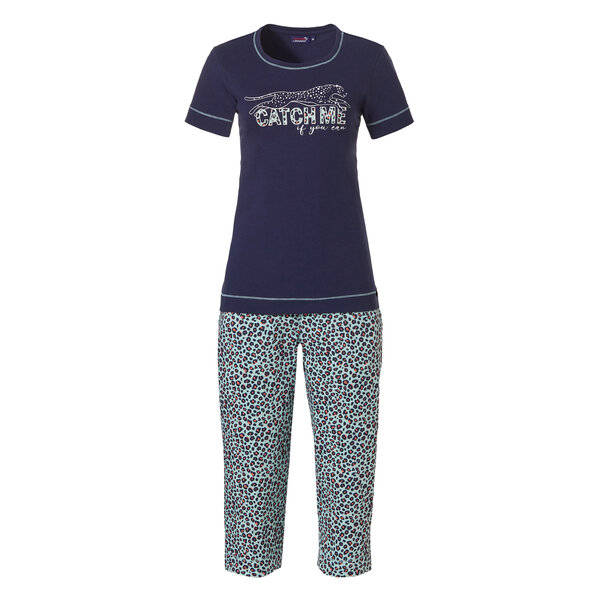 Rebelle capri pyjama dames - Dark blue