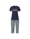 Rebelle capri pyjama dames - Dark blue