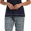 Rebelle capri pyjama dames - Dark blue