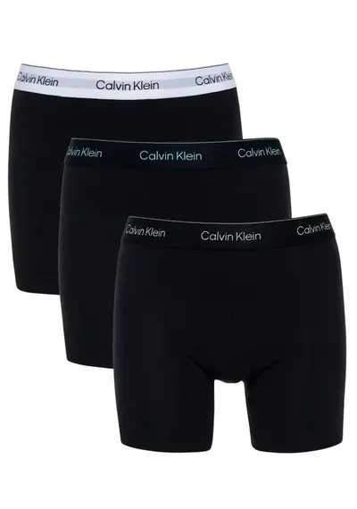 Calvin Klein Heren boxershorts 3-Pack Boxer Brief -  Icon Cotton Stretch Calvin Klein Heren boxershorts 3-Pack Boxer Brief -  Icon Cotton Stretch
