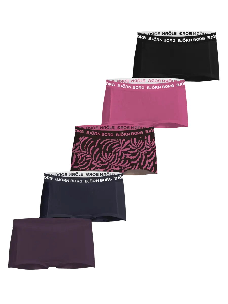 Björn Borg 5-Pack meisjes boxershorts - Cotton stretch