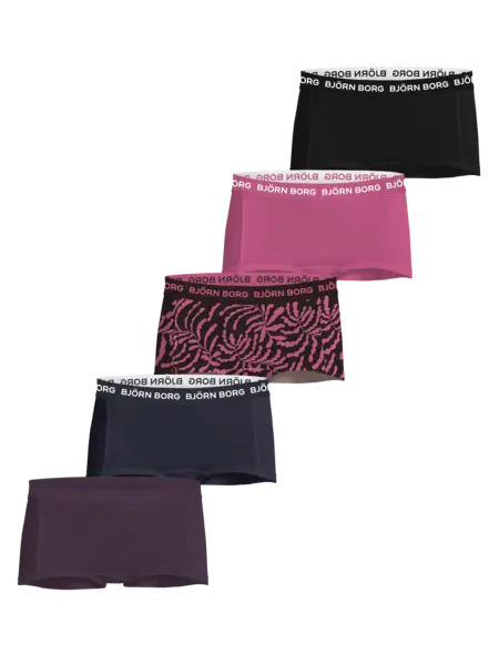 Björn Borg 5-Pack meisjes boxershorts - Cotton stretch