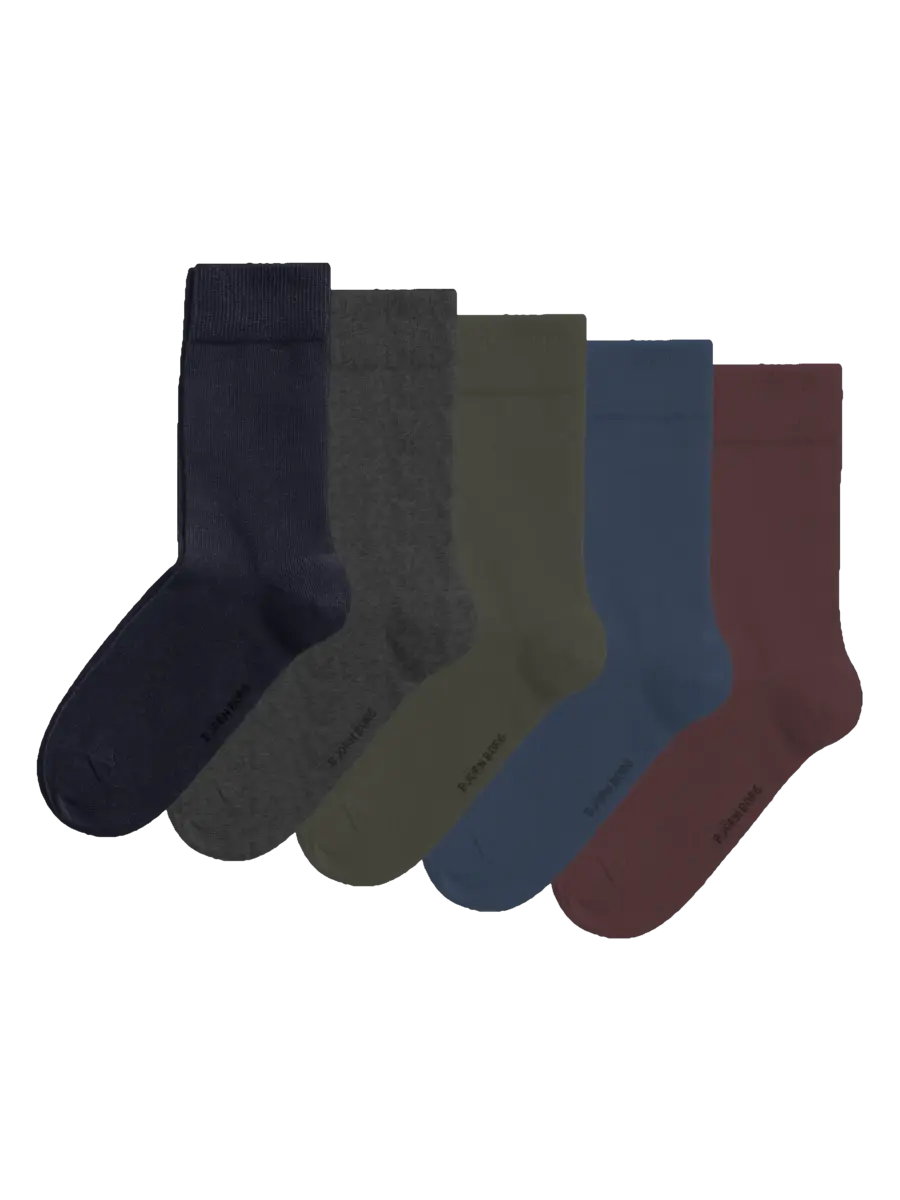 Bjorn Borg 5-paar - heren sokken - Combi - Essential - Katoenen mannen kousen - Voordeelverpakking