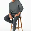 Schiesser pyjama heren Katoen lange mouw- Comfort Essentials - Zonder boordjes