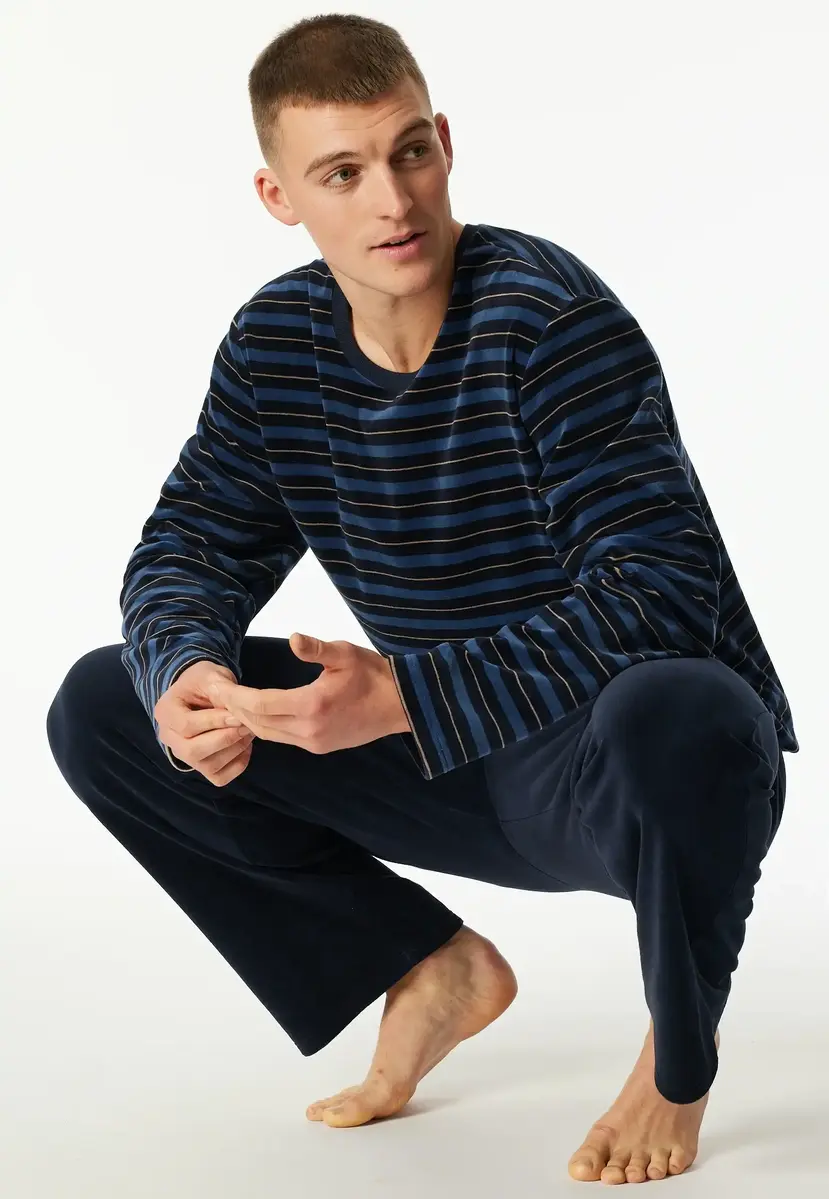 Schiesser heren pyjama badstof -Casual Nightwear