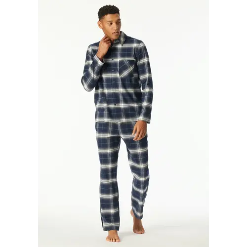 Schiesser Heren Flanellen Pyjama - Flanel - selected! Premium Warming Schiesser Heren Flanellen Pyjama - Flanel - selected! Premium Warming