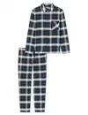 Schiesser Heren Flanellen Pyjama - Flanel - selected! Premium Warming