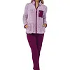 Rebelle Teddy Huispak Dames Fleece - Paars