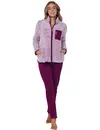Rebelle Teddy Huispak Dames Fleece - Paars