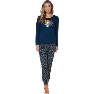 Pastunette dames pyjama lange mouwen - Moonlite