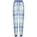 Rebelle Flanellen dames lange pyjamabroek - Mix en Match - Blauw ruit - Blauw