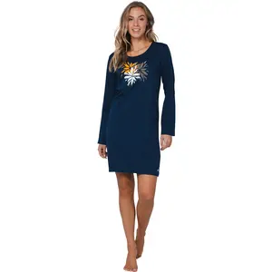 Pastunette dames nachthemd lange mouw - Moonlite Pastunette dames nachthemd lange mouw - Moonlite