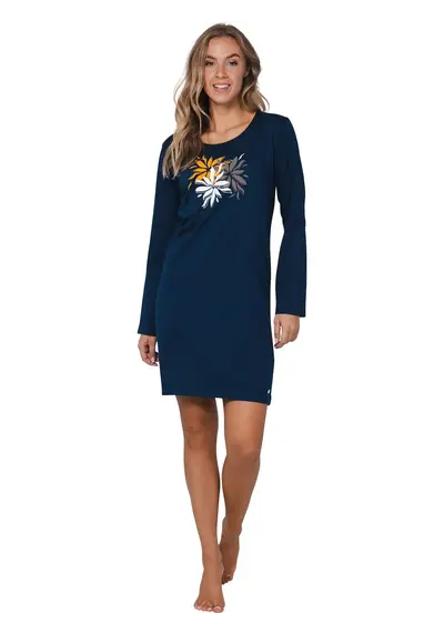 Pastunette dames nachthemd lange mouw - Moonlite Pastunette dames nachthemd lange mouw - Moonlite