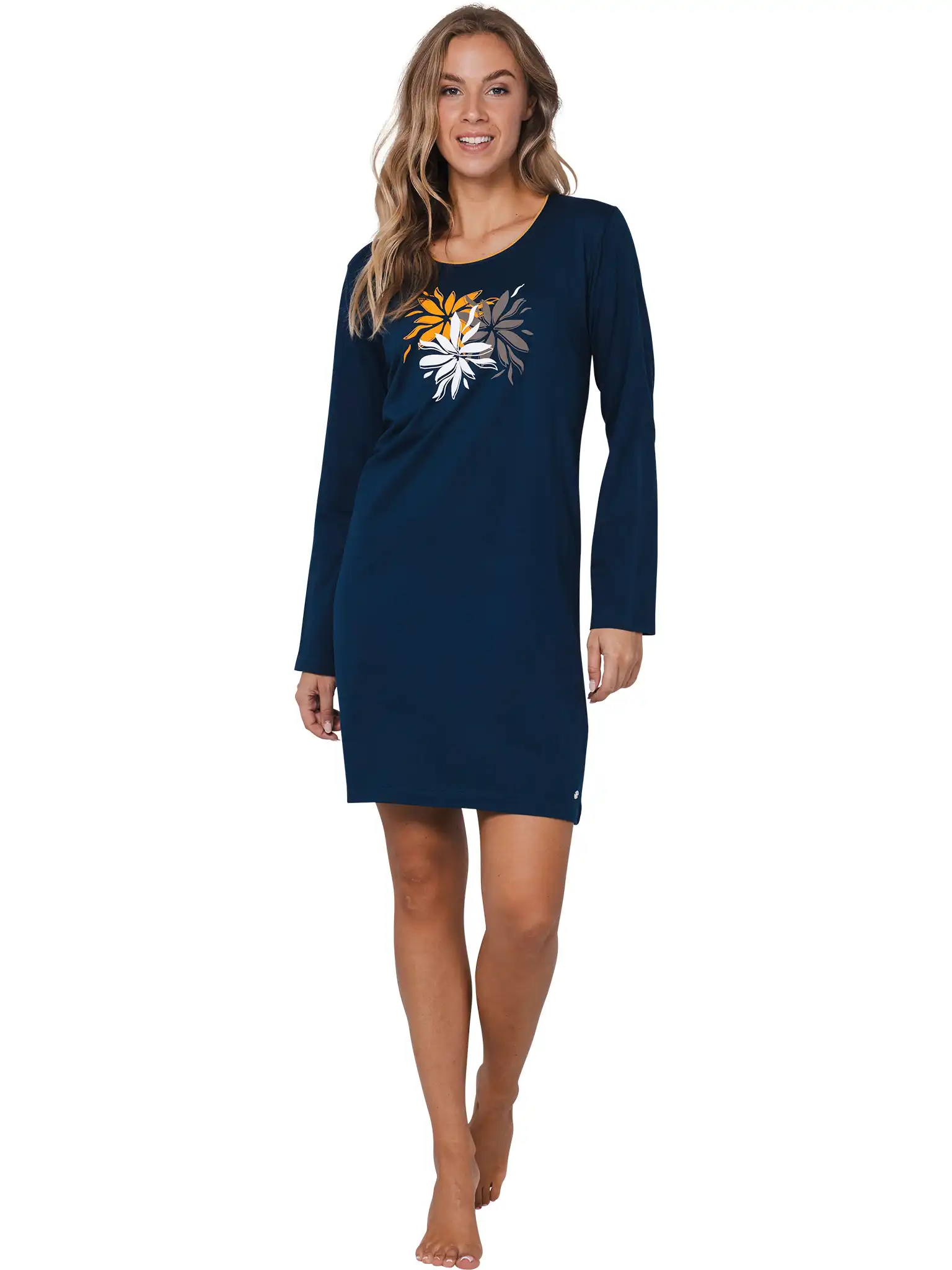 Pastunette dames nachthemd lange mouw - Moonlite Pastunette dames nachthemd lange mouw - Moonlite