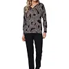 Pastunette dames pyjama lange mouwen - Zwart