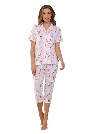 Pastunette dames capri pyjama - Shortama - Breeze Pastunette dames capri pyjama - Shortama - Breeze