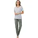 Pastunette dames pyjama korte mouwen - Green Breeze - Groen